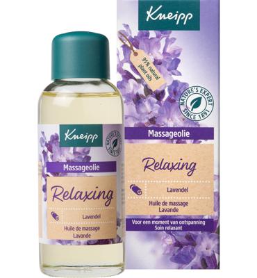 Kneipp Relaxing massageolie lavendel 100 Milliliter