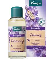 Kneipp Relaxing massageolie lavendel 100 Milliliter - thumbnail