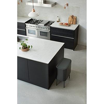 brabantia Bo Touch Bin 31 62 03 Afvalbak 34 l Staal (l x b x h) 312 x 540 x 680 mm Zwart 1 stuk(s) - thumbnail
