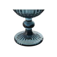 Set van bekers Home ESPRIT Blauw Kristal 8 x 8 x 14,5 cm (6 Stuks) - thumbnail