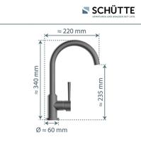 SCHÜTTE eenknopsmengkraan cornwall mat grafiet - thumbnail