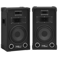VidaXL Hifi-podiumluidsprekers 2 st passief professioneel 800 w zwart - thumbnail
