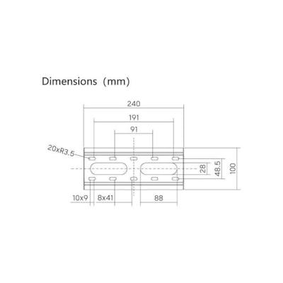 Vaste TV-ondersteuning - SLIM - Stell - SHO 4200
