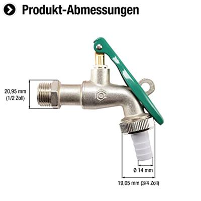 Cornat Dubbeldienst-Kogelkraan 1/2 Afsluit - T300807