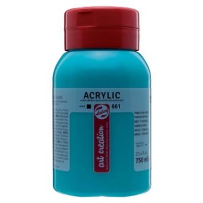 Talens Art Creation acrylverf flacon van 750 ml, turkooisgroen