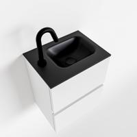 MONDIAZ ADA 40cm toiletmeubel talc. LEX wastafel urban links 1 kraangat - thumbnail