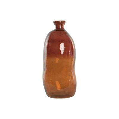 Vaas Home ESPRIT Amber Tweekleurig Gerecycled glas Koloniaal 33 x 33 x 74 cm