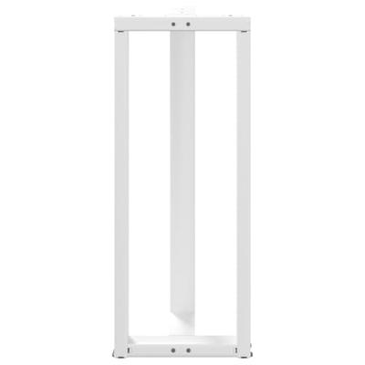 Bartafelpoten 2 st T-vormig 50x35x(100-101) cm staal wit