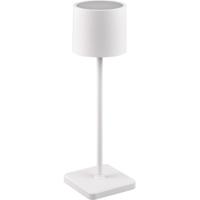 LED Tafellamp met Oplaadbare Batterijen - Trion Ferno - 1.5W - Aanpasbare Kleurtemperatuur - Waterdicht IP54 - Vierkant - Wit - thumbnail