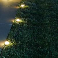 10 mini-lichtspots op zonne-energie om in te voegen - LUMISKY - SOLIRAY - 12 m - Warm witte LED - Wegmarkering - thumbnail