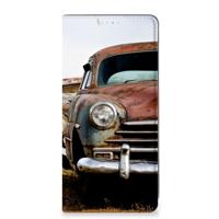 Samsung Galaxy A71 Stand Case Vintage Auto - thumbnail