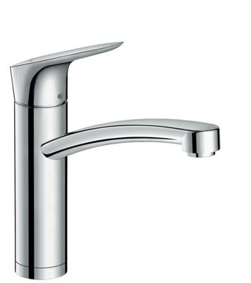 Hansgrohe Logis M31 ééngreeps keukenmengkraan 160 voor plaatsing voor raam, chroom