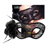 Boland Kanten oogmasker mystique zwart - thumbnail