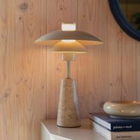 Zuiver Tafellamp 'Cole' Travertin, 37cm - thumbnail