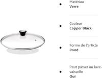 Tefal Kookgerei Tefal 280976 universele glazen deksel voor tefal kookpannen 26cm - thumbnail
