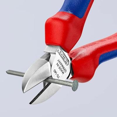 Knipex Zijsnijtang verchroomd met meer-componentengrepen 140 mm - 7005140 - thumbnail
