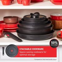 Tefal Kookgerei Tefal ingenio unlimited koekenpannen 24+28 cm met handgreep zwart - thumbnail