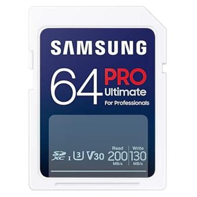 Samsung PRO Ultimate SD Card 64GB SD-Kaart Wit