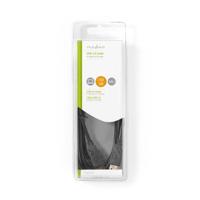 USB 2.0-Kabel | A Male - A Male | 2,0 m | Zwart [CCGB60000BK20] - thumbnail