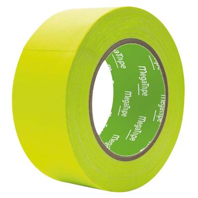 MegaTape UT120 fluorescerende gaffa tape 50mm 25m geel MegaTape UT120 fluorescerende gaffa tape 50mm 25m geel