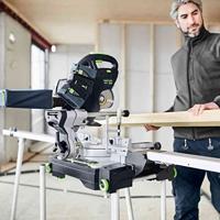 Festool Accu-Afkortzaag | KSC 60 5,2 I-UG-SET | 2x5,2 Ah + snellader | Incl onderstel en accessoires 577178 - thumbnail