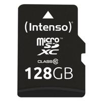 Micro SD geheugenkaart met adapter INTENSO 3413491 128 GB - thumbnail