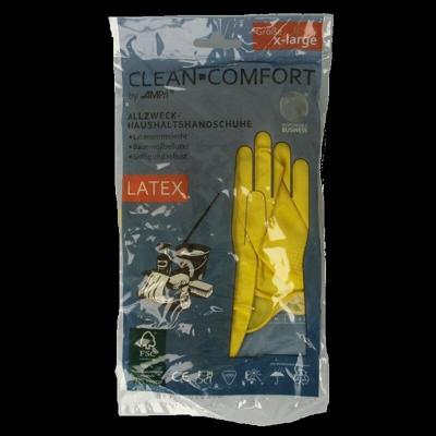 CLEAN-COMFORT Huishoudhandschoen geel maat XL 1 Paar