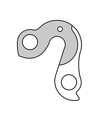 Union derailleurpad gh-090 met schroefset m8x0.75