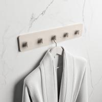 MONDIAZ EASY Handdoekhaakjes 45cm solid surface kleur Linen - thumbnail