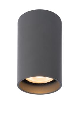 Lucide DELTO - Plafondspot - Ø 5,5 cm - LED Dim to warm - GU10 - 1x5W 2200K/3000K - Grijs Lucide DELTO - Plafondspot - Ø 5,5 cm - LED Dim to warm - GU10 - 1x5W 2200K/3000K - Grijs