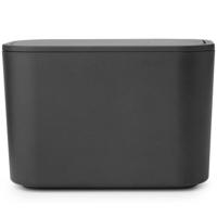 Brabantia mindset badkamer afvalbakje dark grey - thumbnail