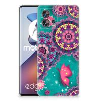 Motorola Edge 30 Fusion | Hoesje maken | Cirkels en Vlinders - thumbnail