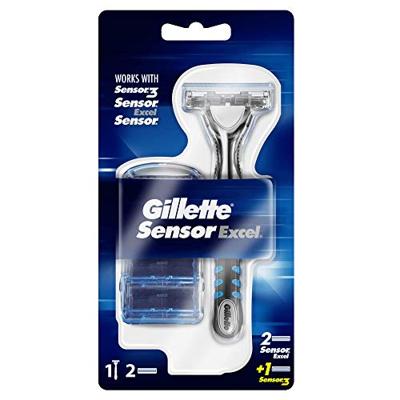 Gillette Gillette Sensor Excel Scheerhouder + 2 Excel / 1 Sensor3 Scheermesjes