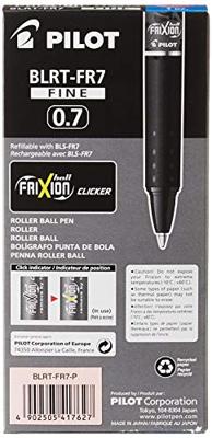 Rollerpen PILOT friXion clicker medium roze | 12 stuks