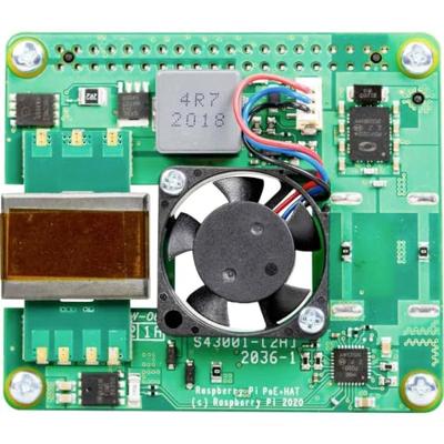 Raspberry Pi® PoE+ Hat Geschikt voor model: Raspberry Pi® 3 B+, Raspberry Pi® 4 B Raspberry Pi® PoE+ Hat Geschikt voor model: Raspberry Pi® 3 B+, Raspberry Pi® 4 B