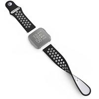 Hama Sportpolsband Voor Fitbit Versa 2/Versa (Lite) Ademend Horlogebandje Zw. - thumbnail