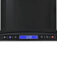 VidaXL Wandafzuigkap 756 m³/u 60 cm roestvrij staal zwart - thumbnail