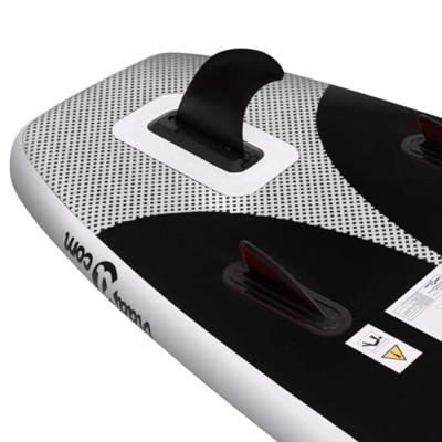 Stand Up Paddleboardset opblaasbaar 300x76x10 cm zwart - thumbnail