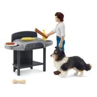 Schleich horse club barbecue met tom - 42754 - thumbnail