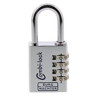 Burg Wächter 3651 Hangslot 40.00 mm Aluminium-zilver (chroom) Cijferslot - thumbnail