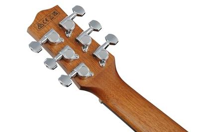 Ibanez EWP12EWB Open Pore Natural elektrisch-akoestische piccolo westerngitaar met gigbag