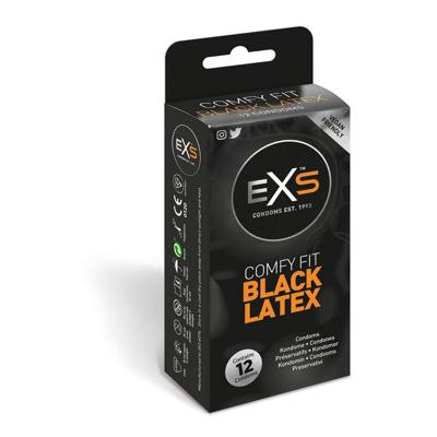 Exs Black Latex - 12 pack