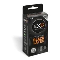EXS Black Latex Condooms 12 stuks - thumbnail