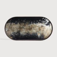 Ethnicraft Ovaal Dienblad 'Organic' 71 x 36cm, kleur Zwart - thumbnail