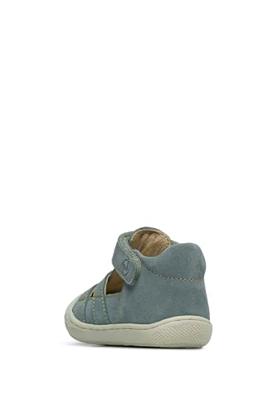 Halfopen baby boots NATURINO saliegroen