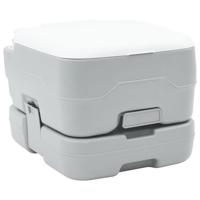 VidaXL Camping toilet grijs en wit 41,5 x 36,5 x 30 cm polyetheen - thumbnail