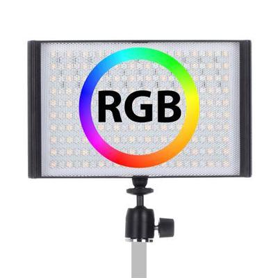 Falcon eyes rgb led lamp set t8 incl. accu