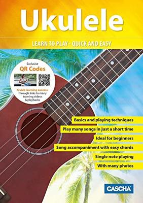Cascha HH 1302 EN Ukulele - Learn to play quick and easy - thumbnail