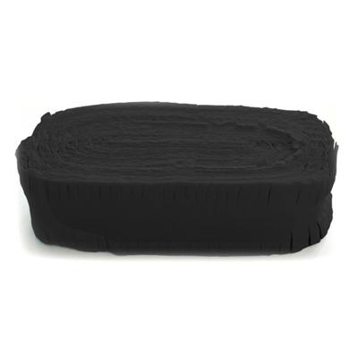 Zwarte Crepe Papier Slinger - 24 meter