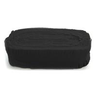 Zwarte Crepe Papier Slinger - 24 meter - thumbnail